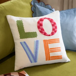 Love Tuft Cushion Multicolour