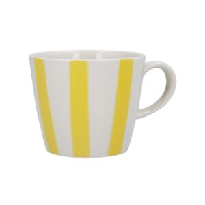 Stoneware Mug 12.5cm - Yellow Stripe