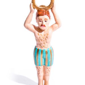 CAST IRON RETRO SWIMMER BOTTLE OPENER