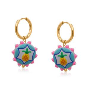 Pineapple Vivid Charm Petite Earrings