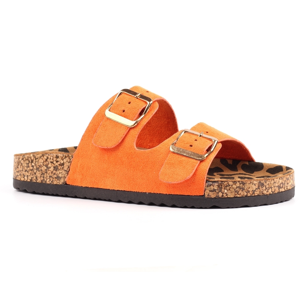 Pecan Orange Sandal