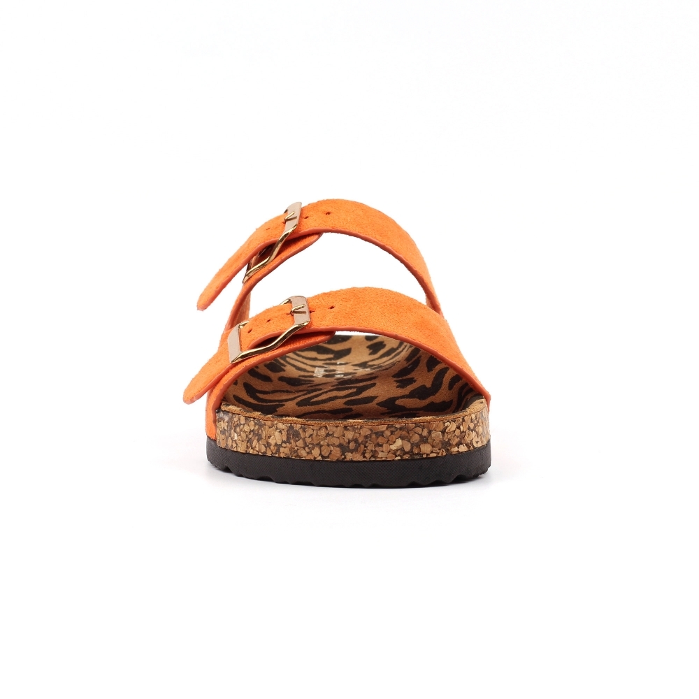 Pecan Orange Sandal