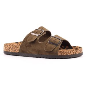 Pecan Sage Green Sandal