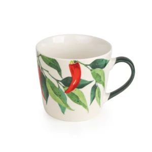 Wide Conical Mug - Mediterranean Chilli