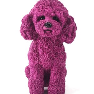 PURPLE POODLE ORNAMENT