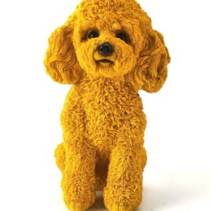 MUSTARD YELLOW POODLE ORNAMENT