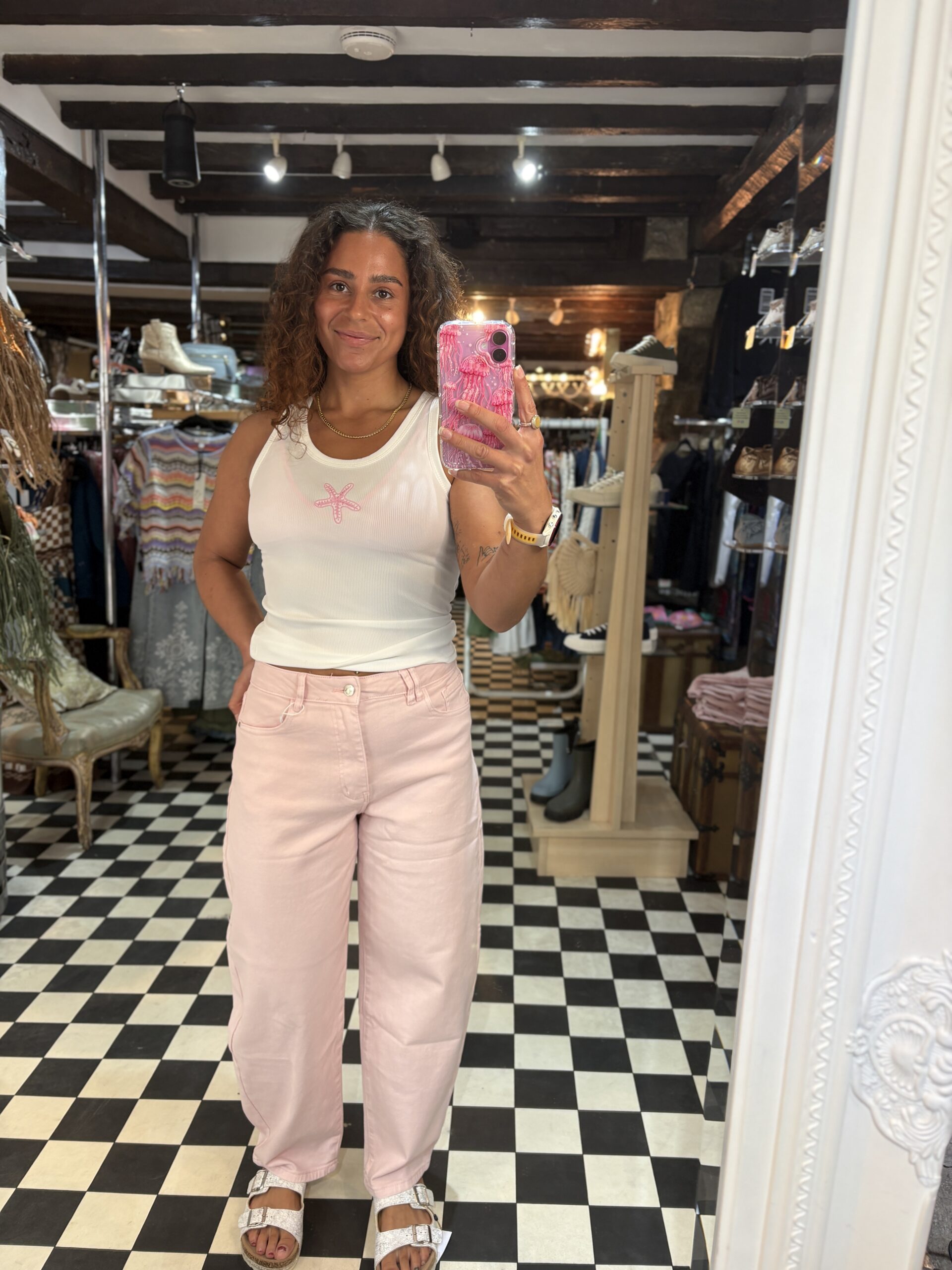 Pink Barrel Jeans