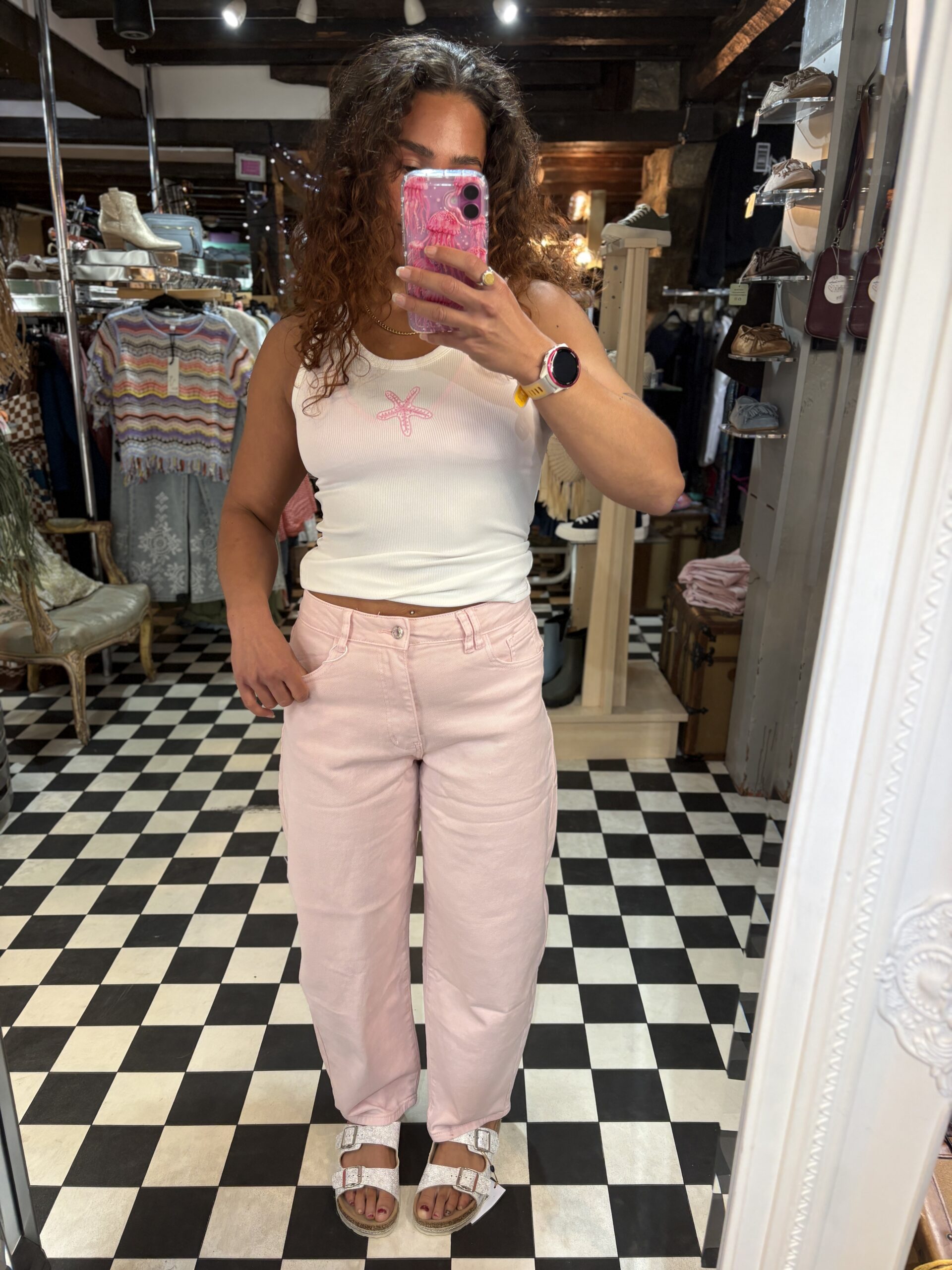Pink Barrel Jeans
