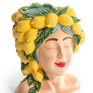LADY LEMON" BUST VASE