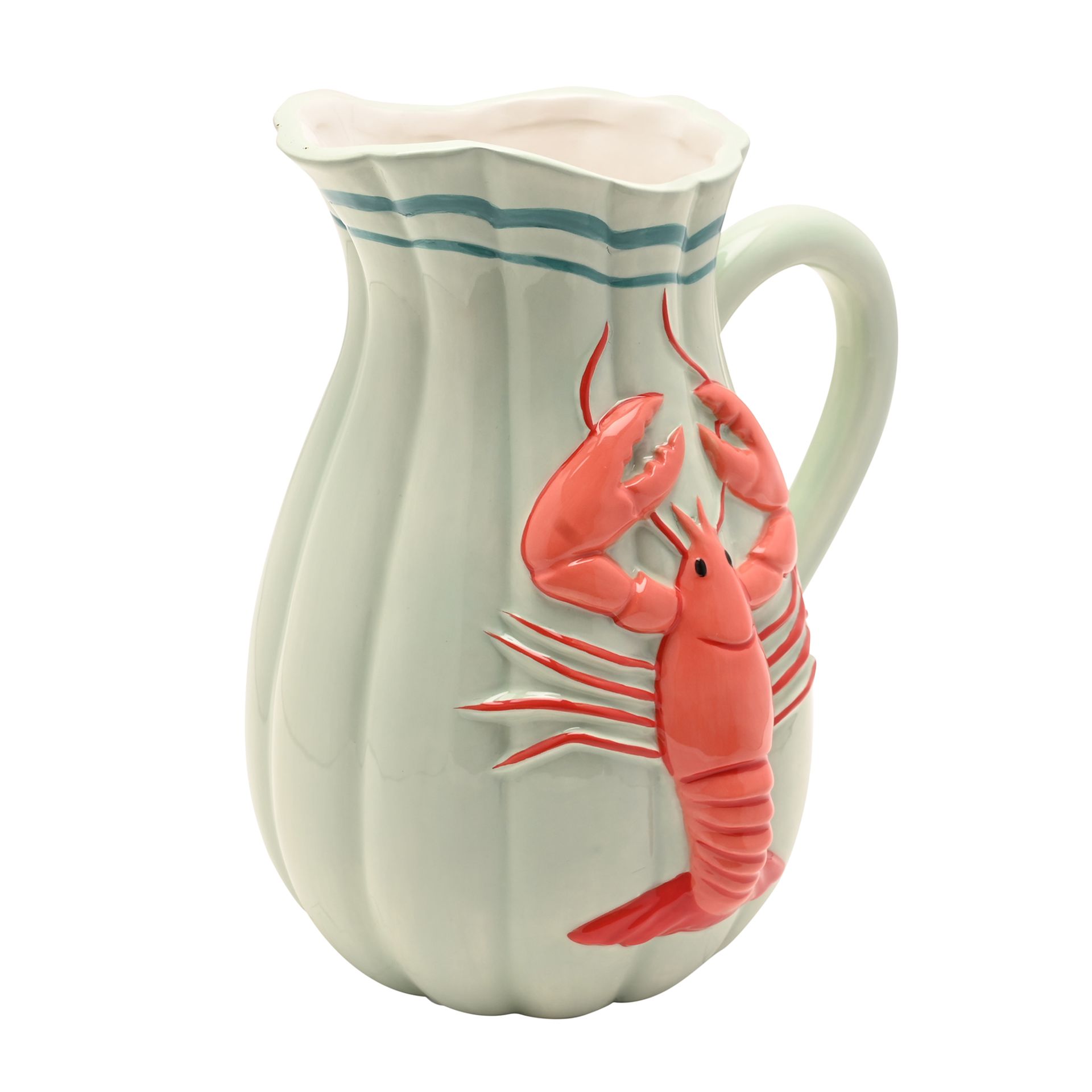 HESTIA HAND PAINTED LOBSTER VASE