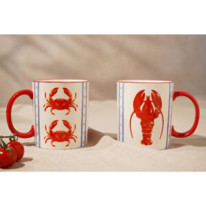 HESTIA SET OF 2 CRAB & LOBSTER MUGS