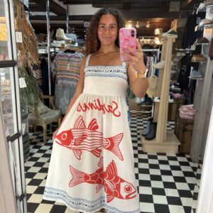 Sardine Print Dress