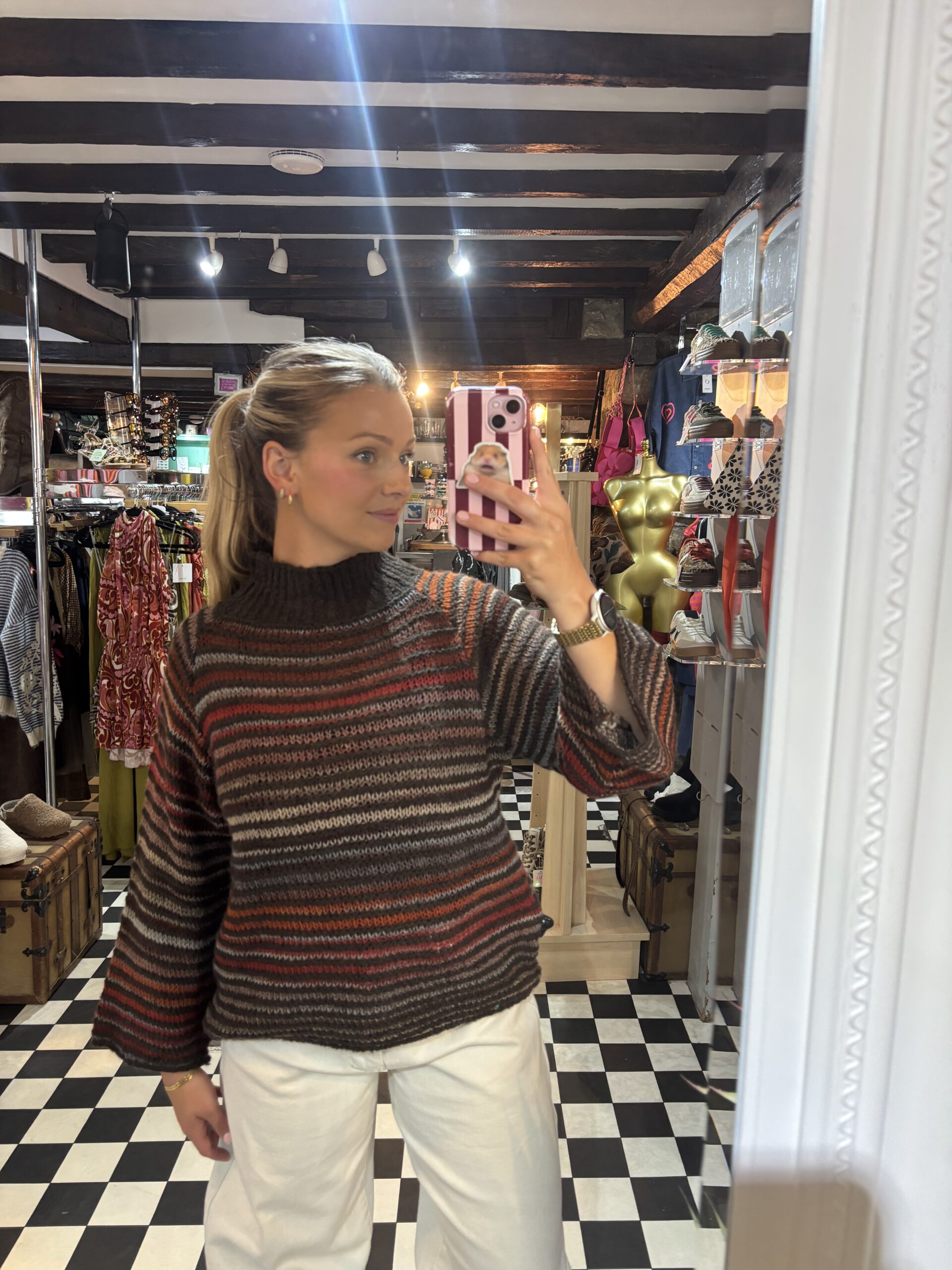 Funnel Neck Jumper in 2 Colours
