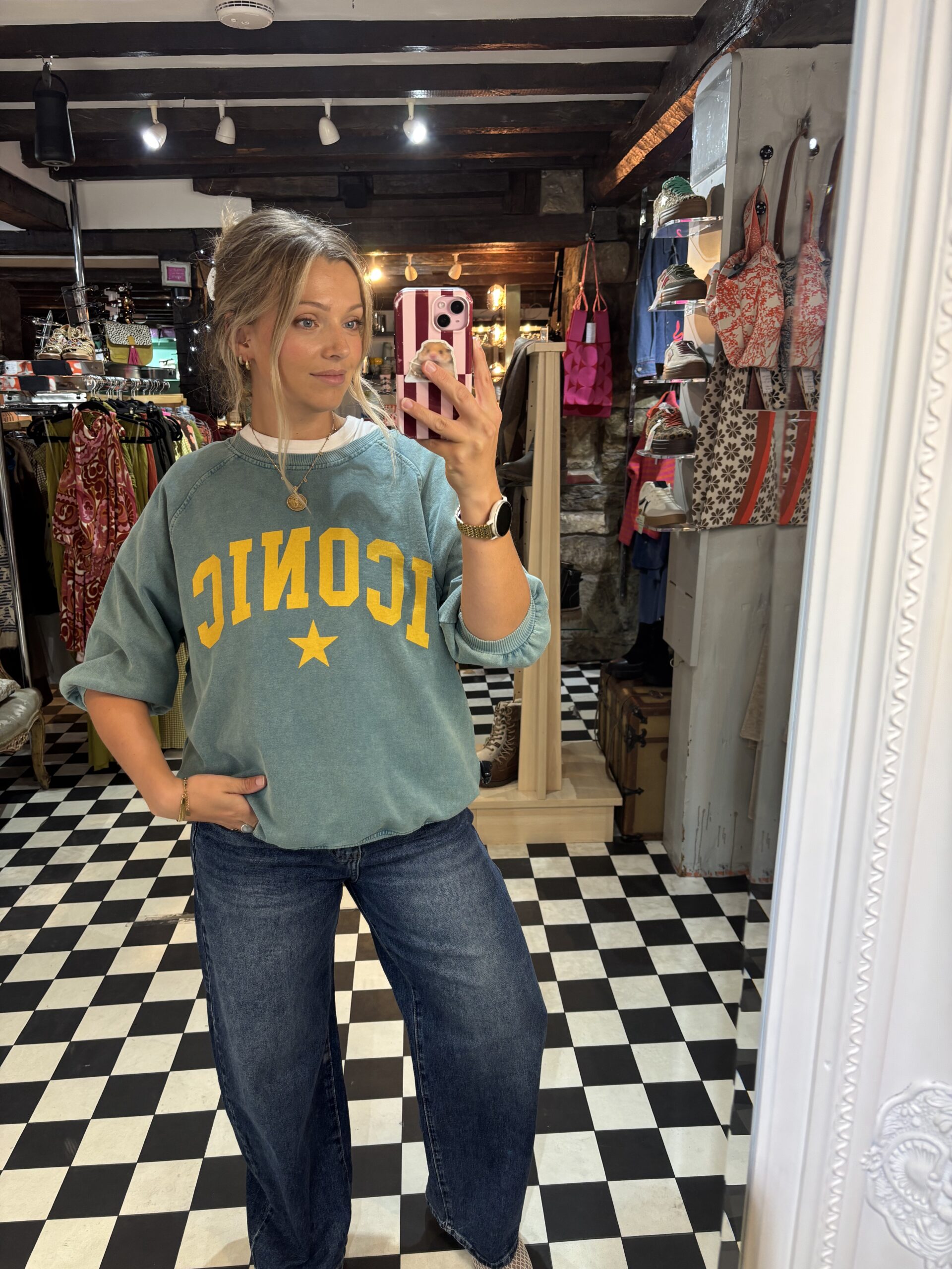 Blue Iconic Jumper