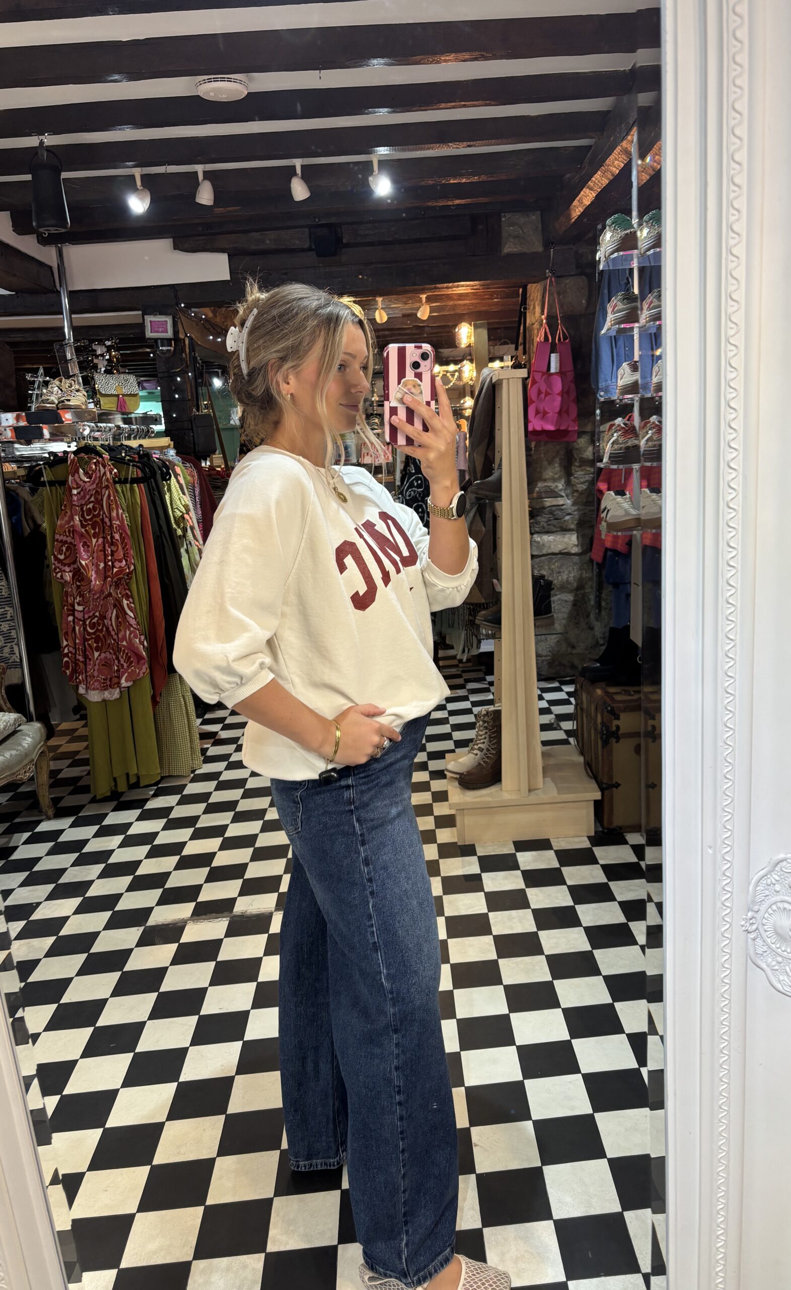 Iconic Jumper Red & Cream