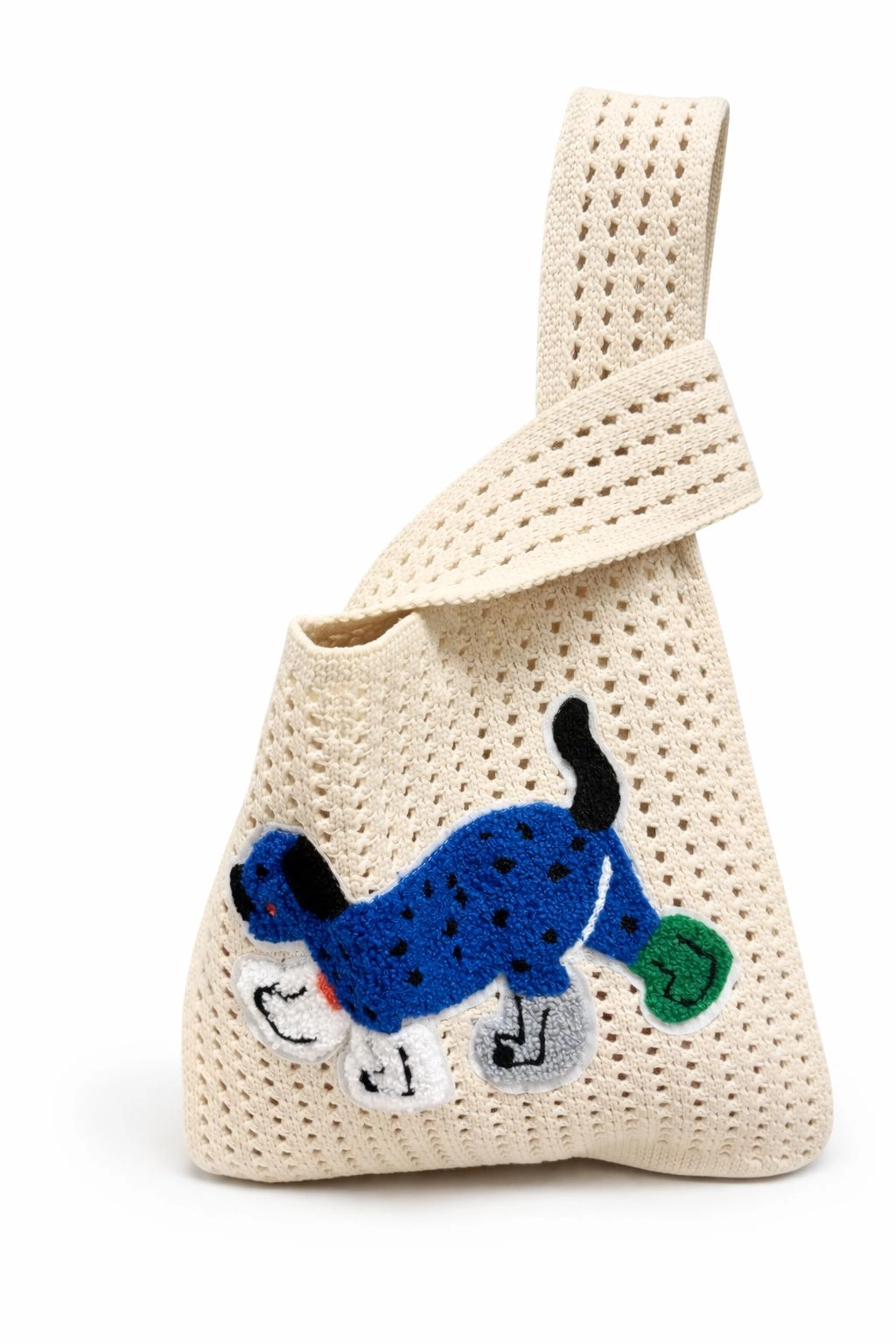 Tokeii Studio Knit Bag - Dog in Rain Boots