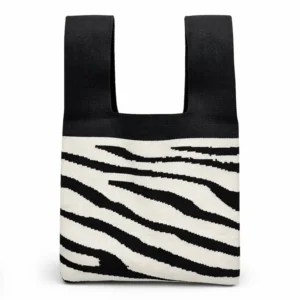 Tokeii Studio Knit Bag - Zebra
