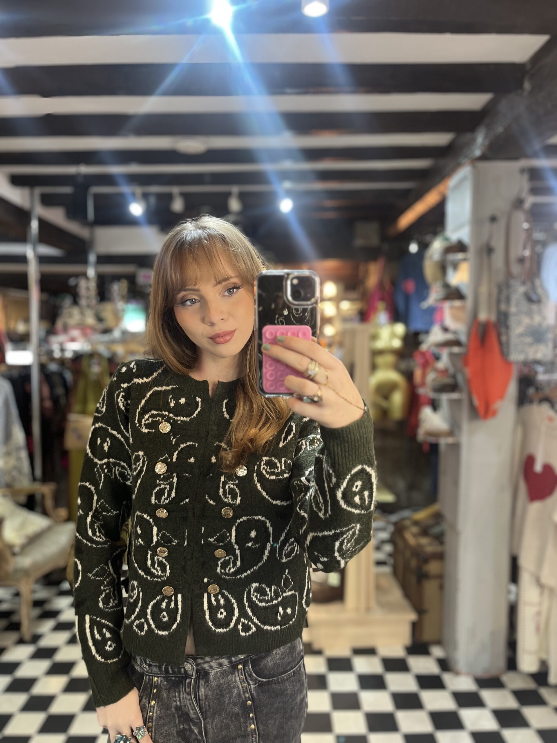 Paisley Pattern Cardigan in 3 Colours