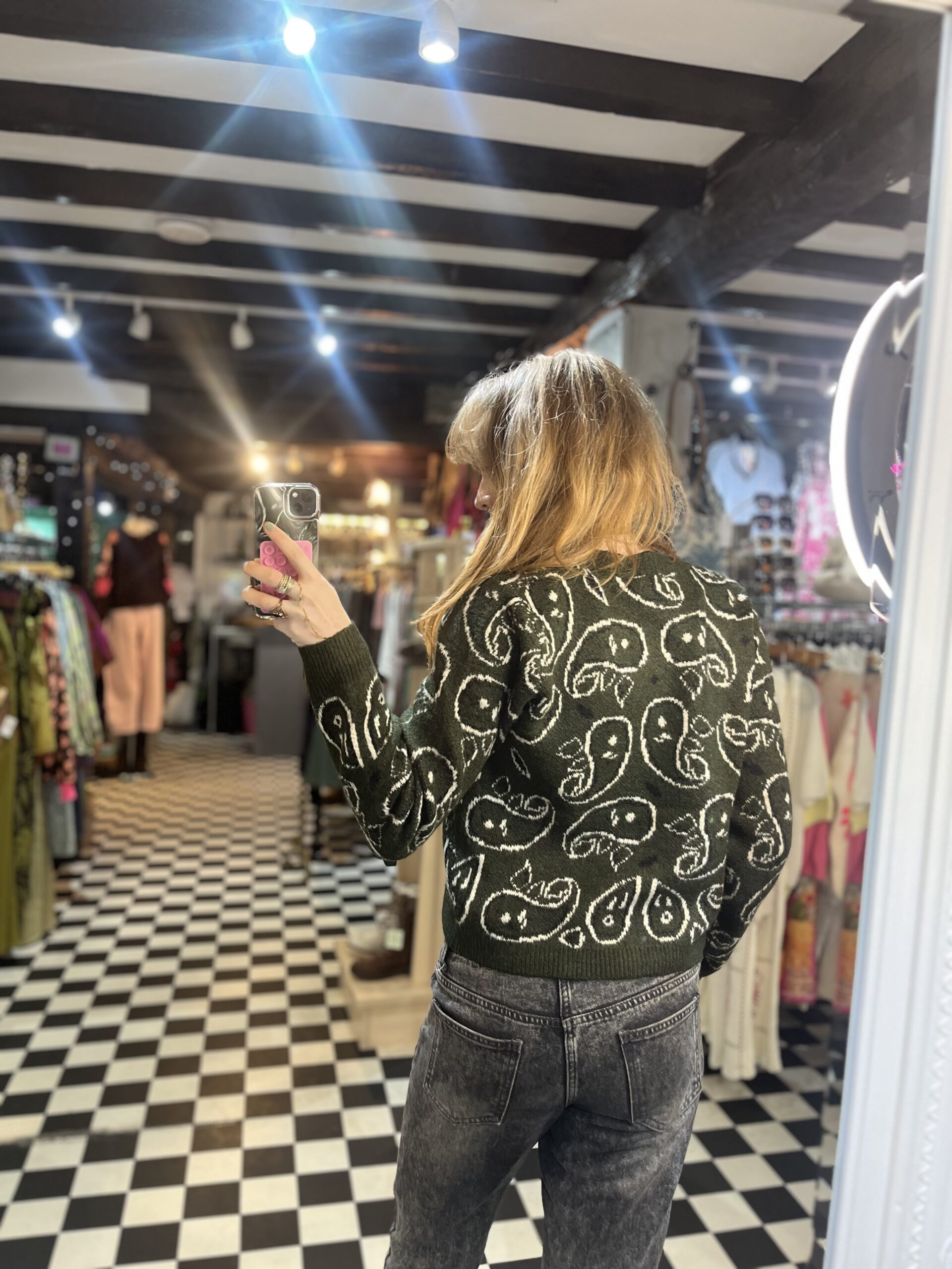 Paisley Pattern Cardigan in 3 Colours