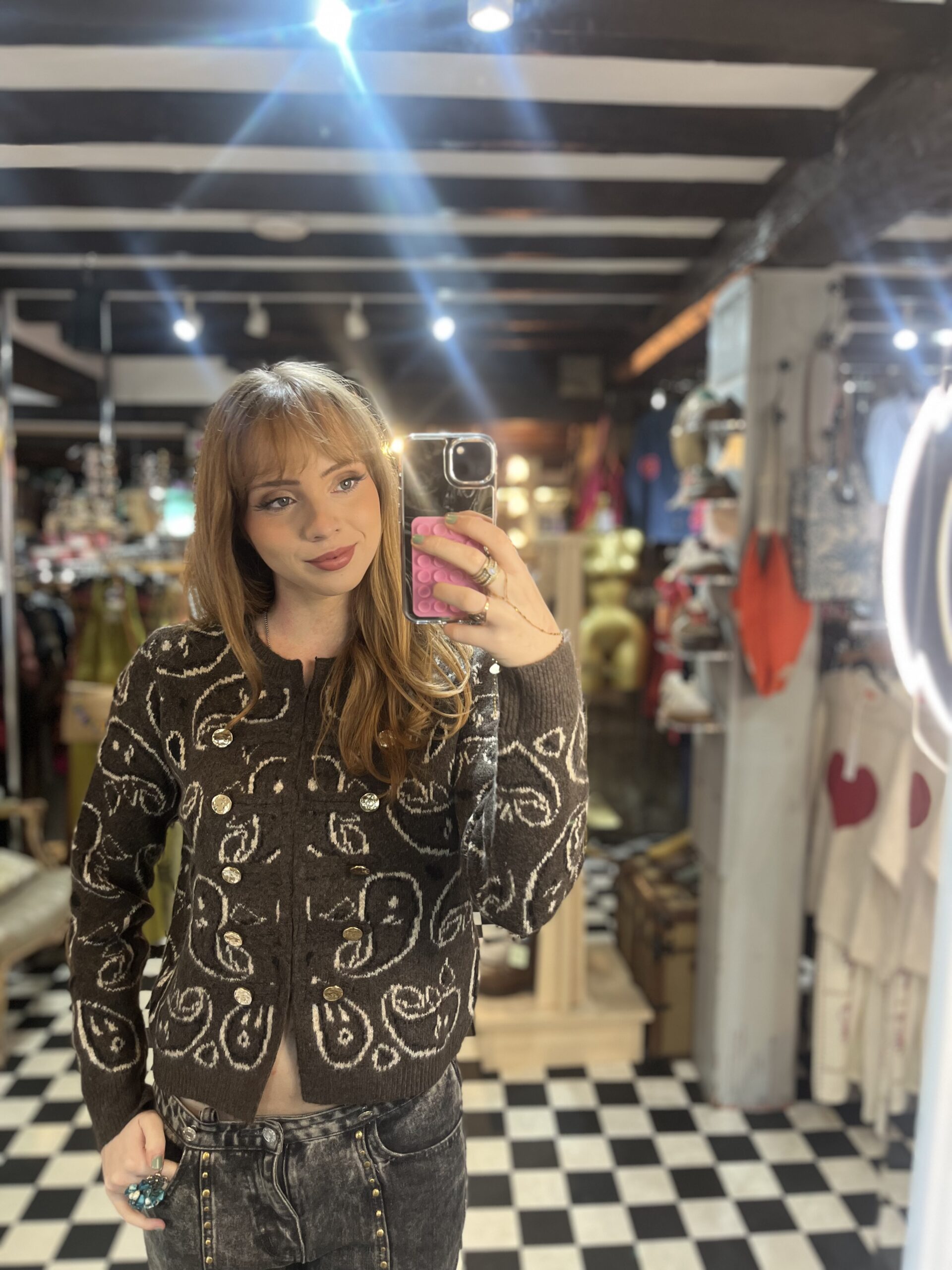 Paisley Pattern Cardigan in 3 Colours