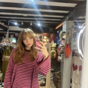 Bow Detail Stripe Jumper in 3 Colours