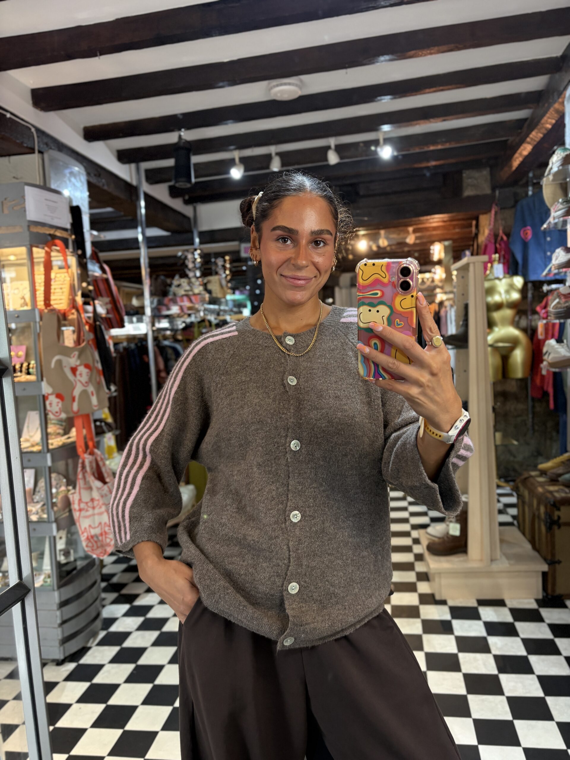 5 Stripe Cardigan in 2 Colours