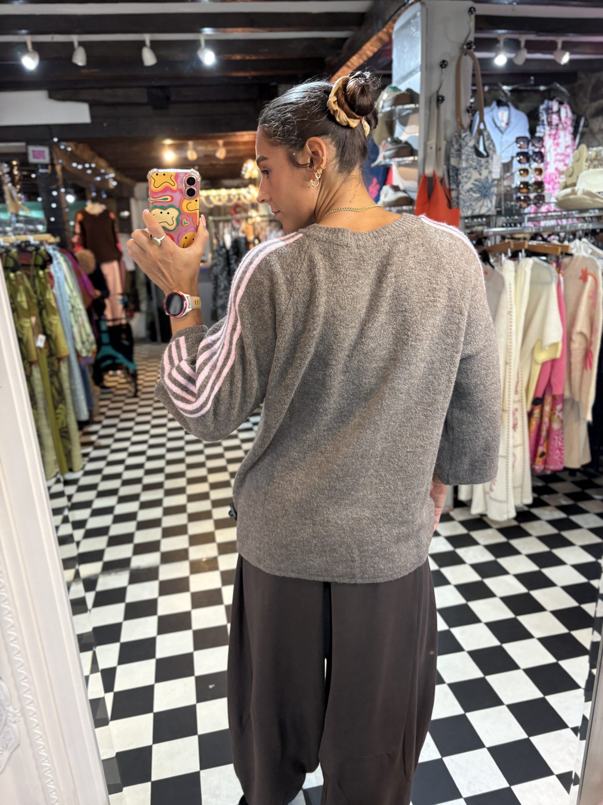5 Stripe Cardigan in 2 Colours