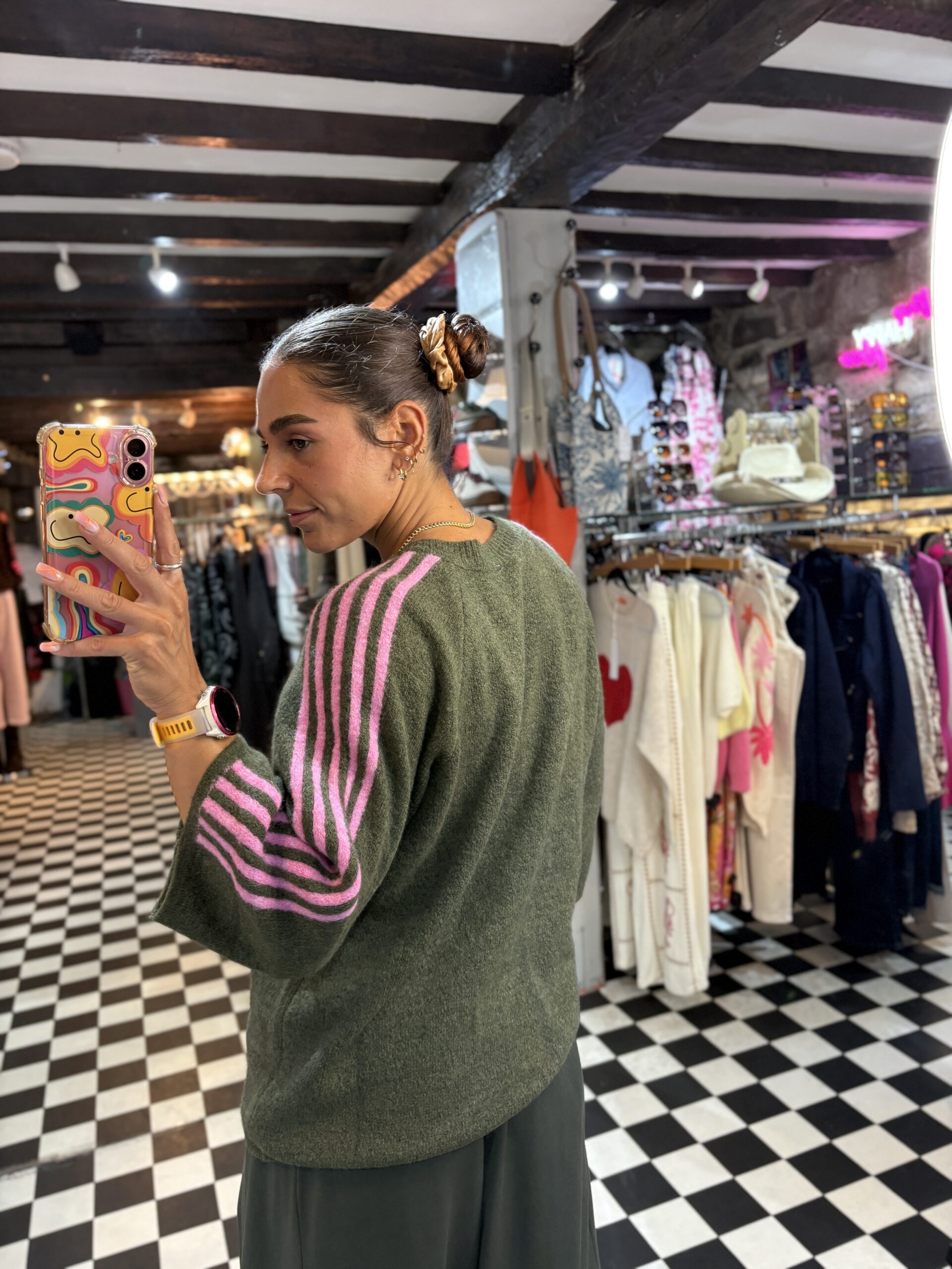 5 Stripe Cardigan in 2 Colours