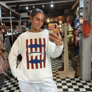 Sardine Print Jumper