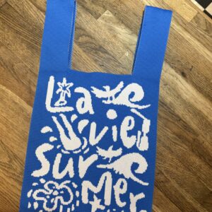 Tokeii Studio Knit Bag - Blue ‘La Vie’