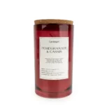 Large Glass Jar Candle - pomegranate cassis