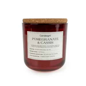 Pomegranate & Cassis Glass Jar candle