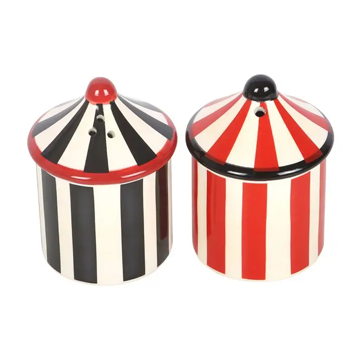 Circus Tent Salt and Pepper Shakers