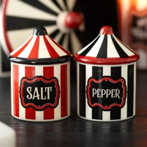 Circus Tent Salt and Pepper Shakers