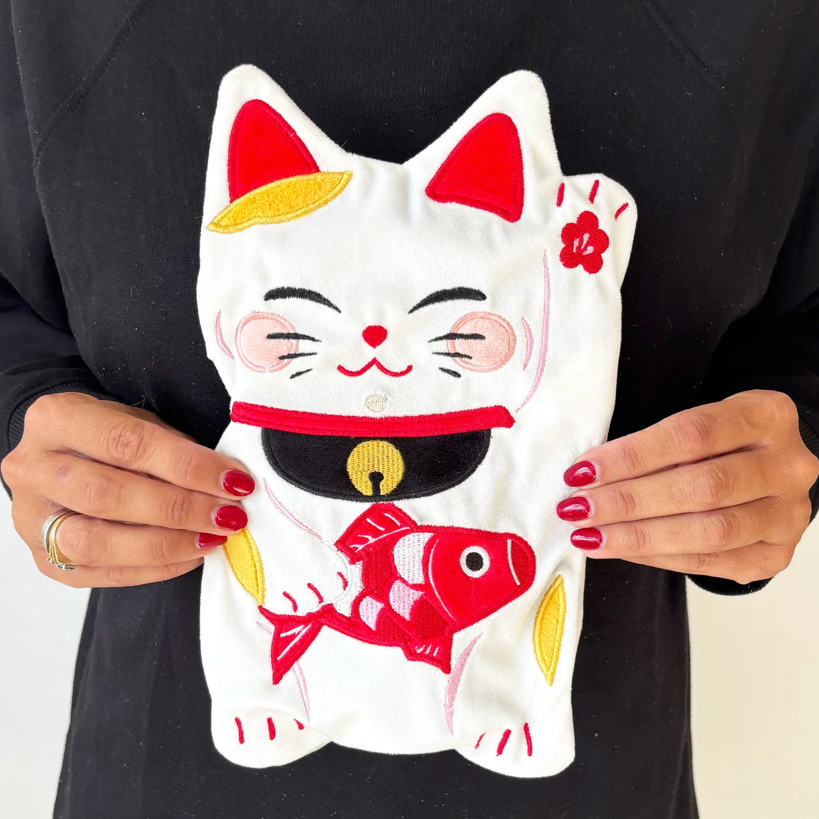 Lucky Cat Hot Water Bottle