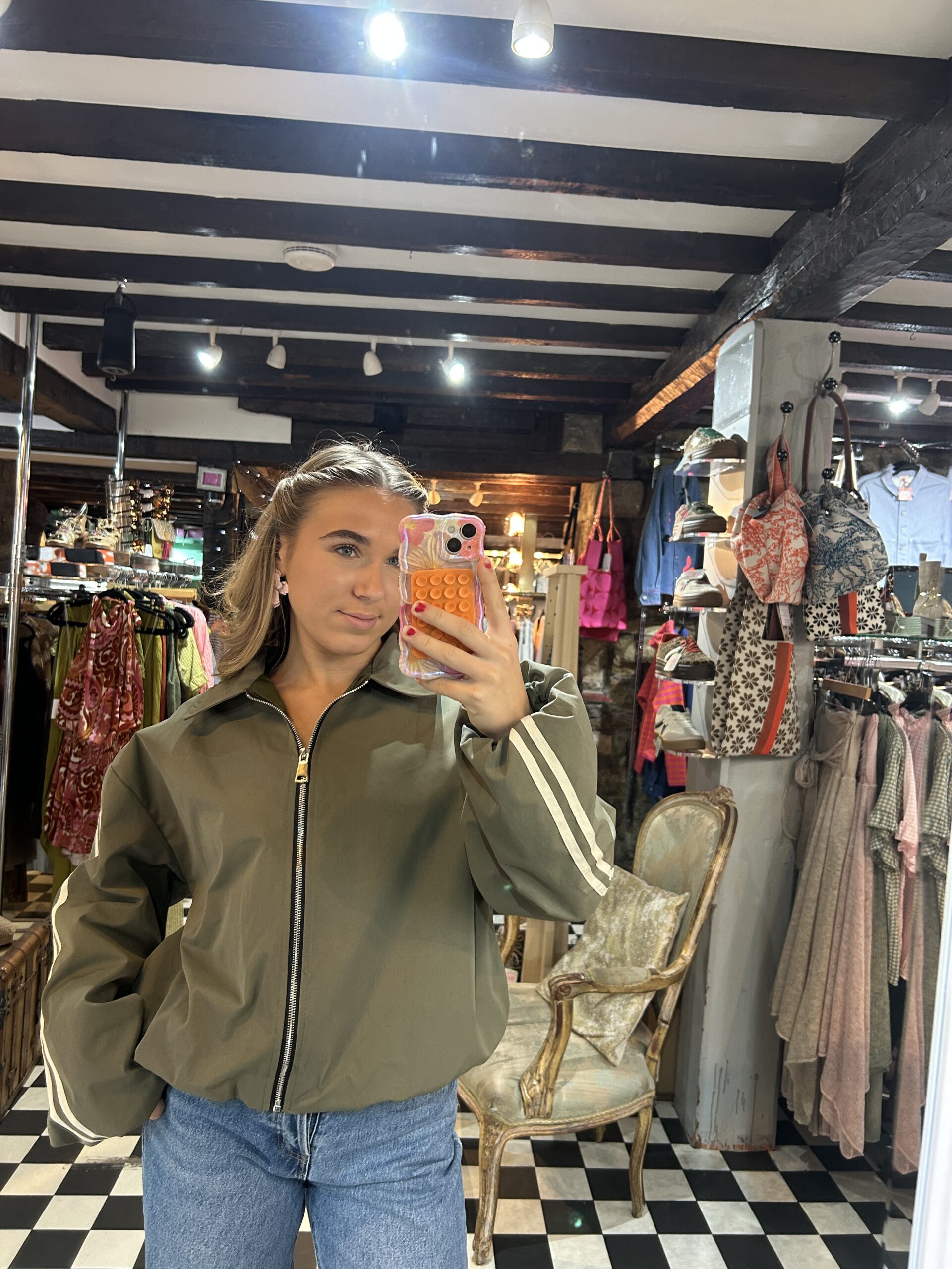 Track Jacket with Stripes in Multiple Colours