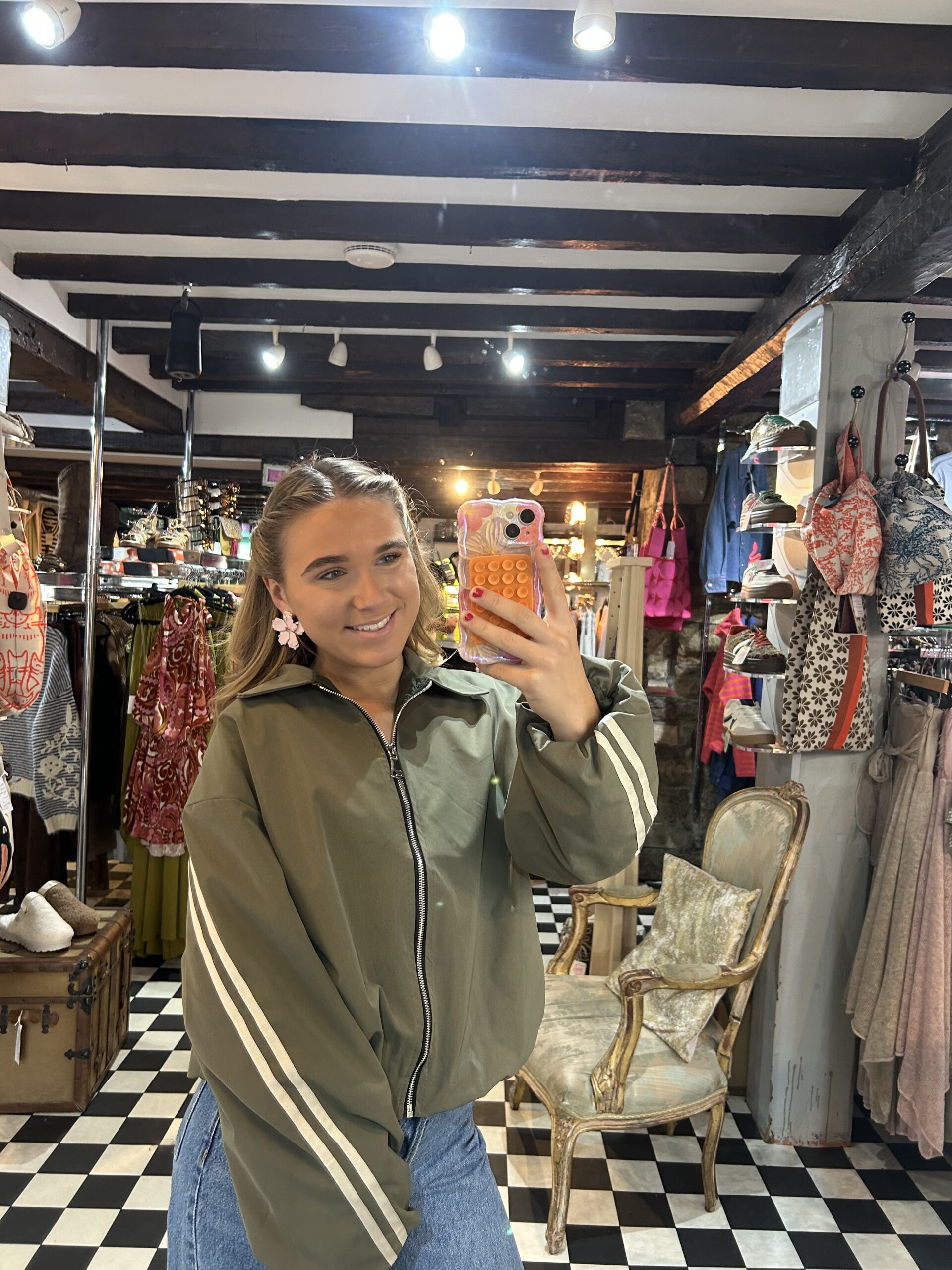 Track Jacket with Stripes in Multiple Colours