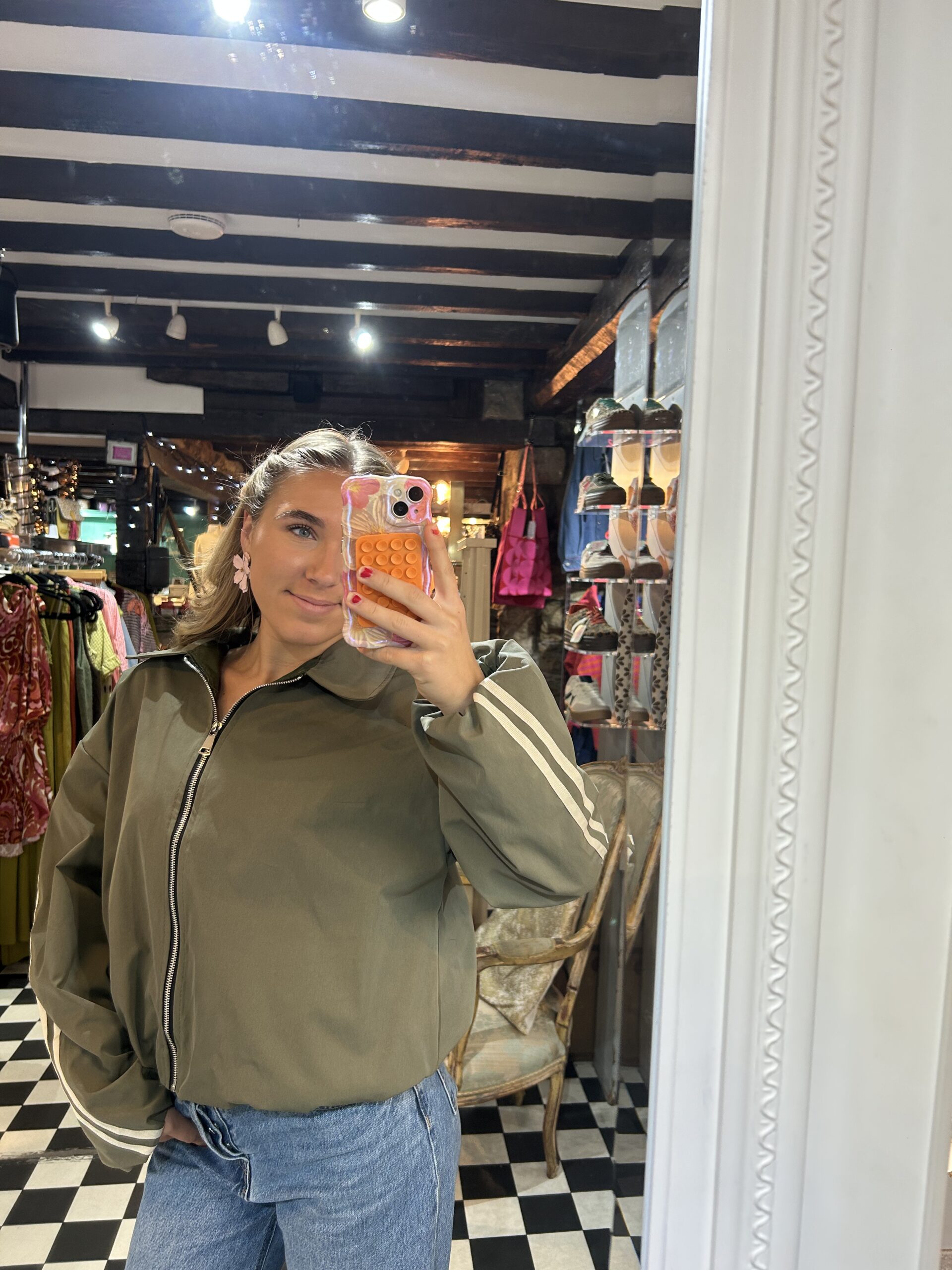 Track Jacket with Stripes in Multiple Colours