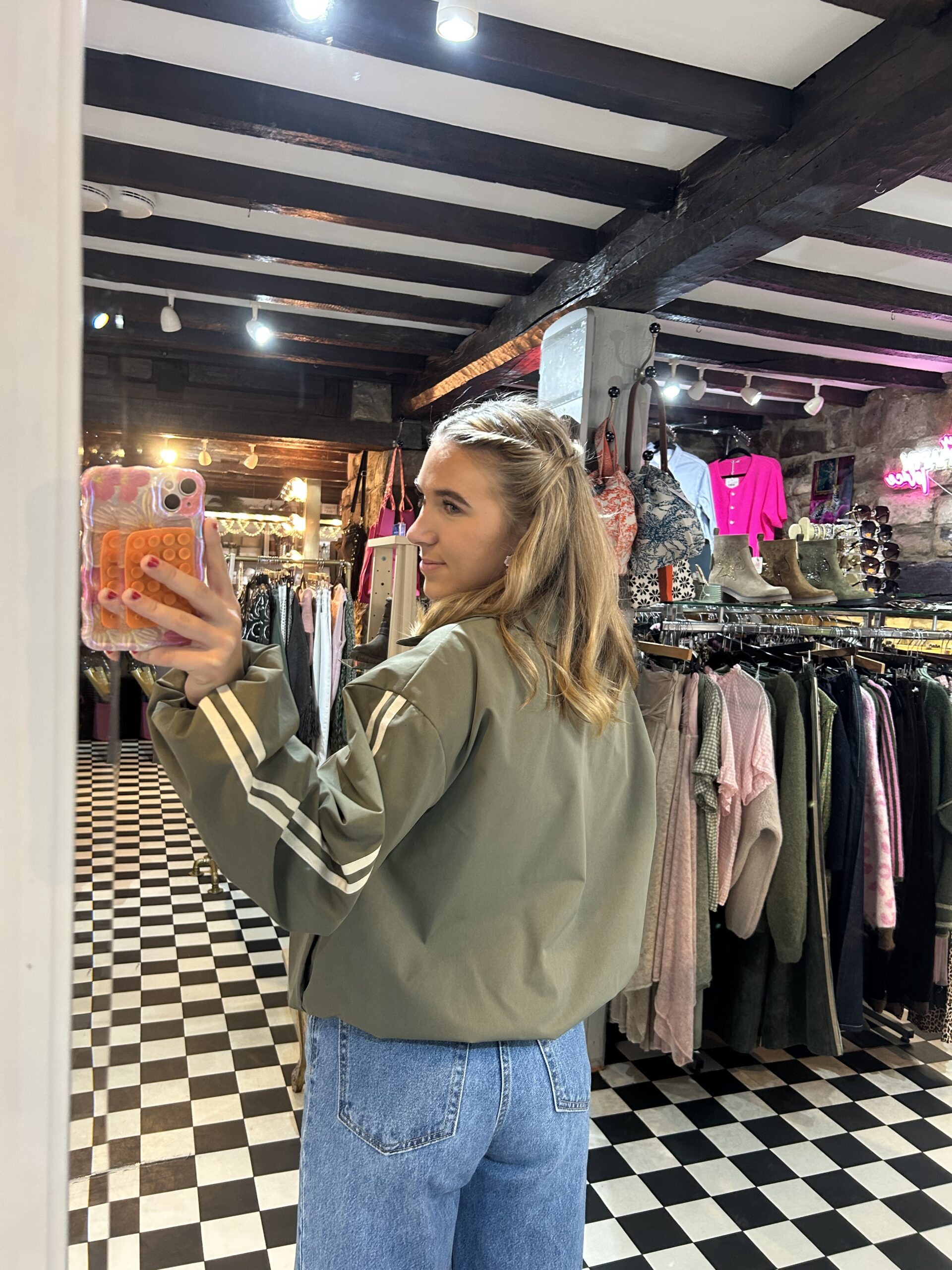 Track Jacket with Stripes in Multiple Colours