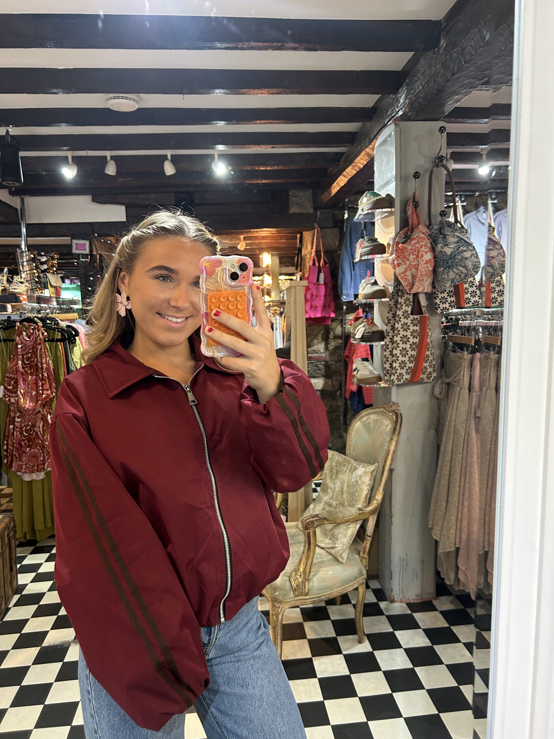 Track Jacket with Stripes in Multiple Colours