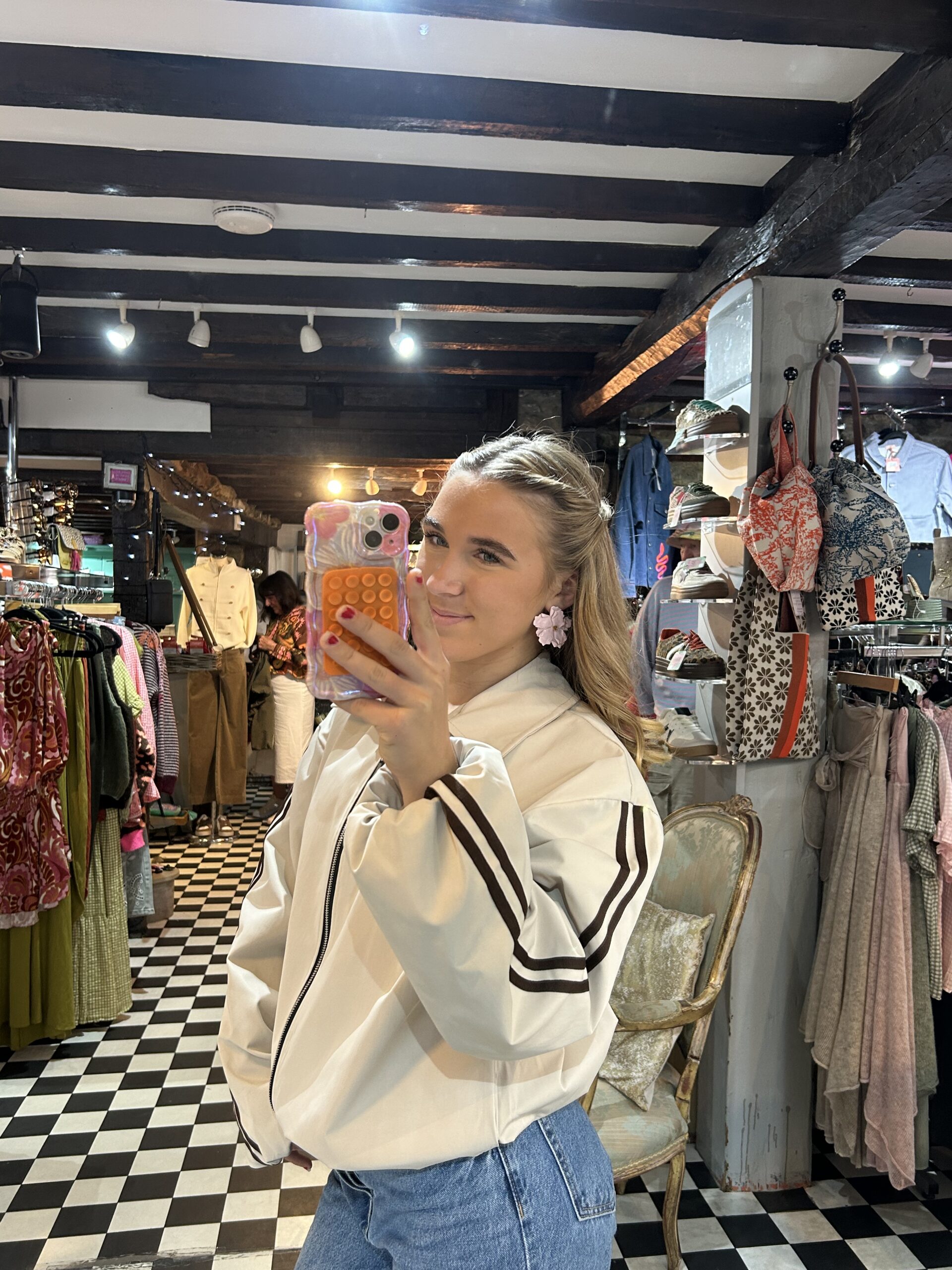 Track Jacket with Stripes in Multiple Colours