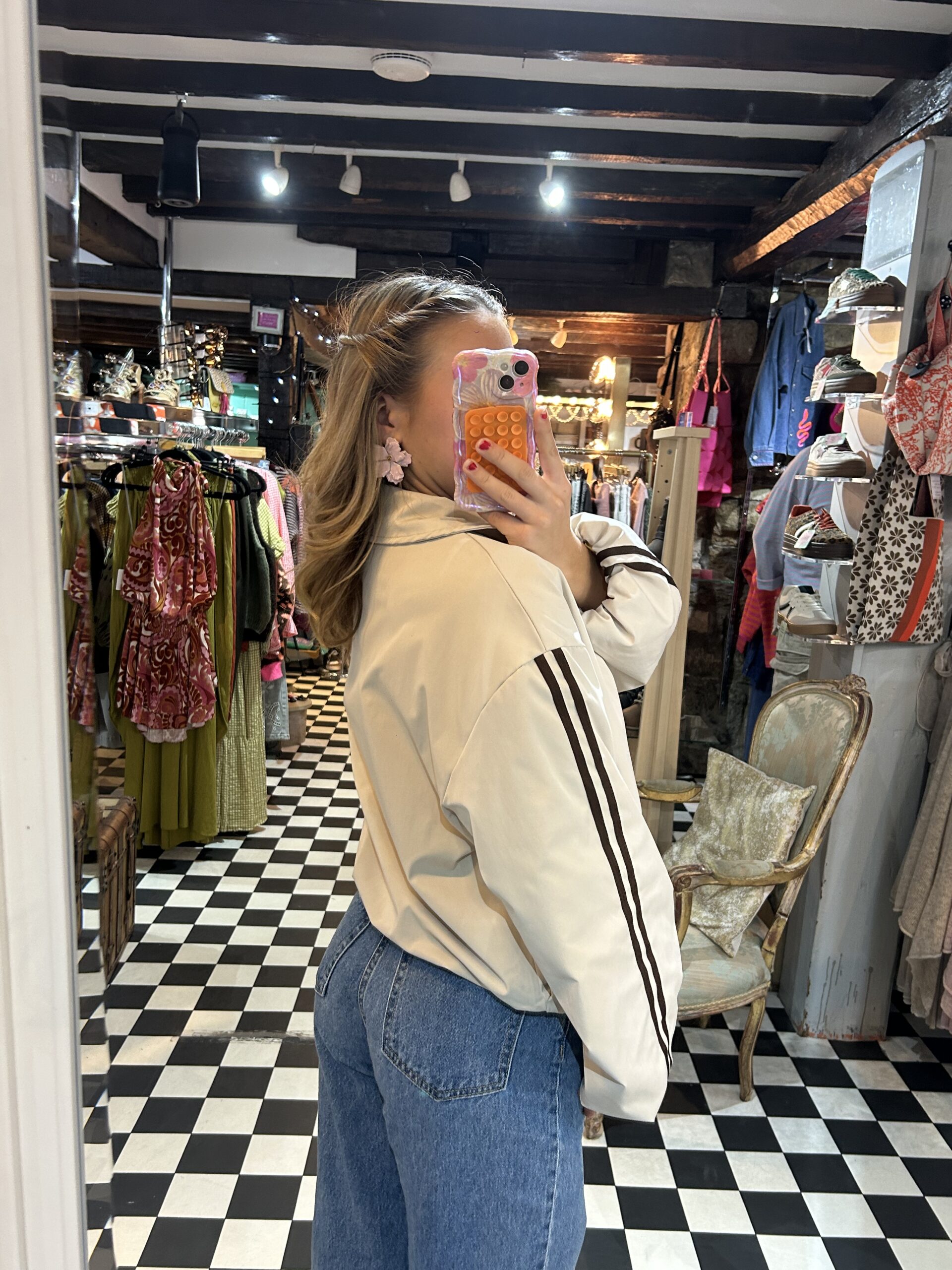 Track Jacket with Stripes in Multiple Colours