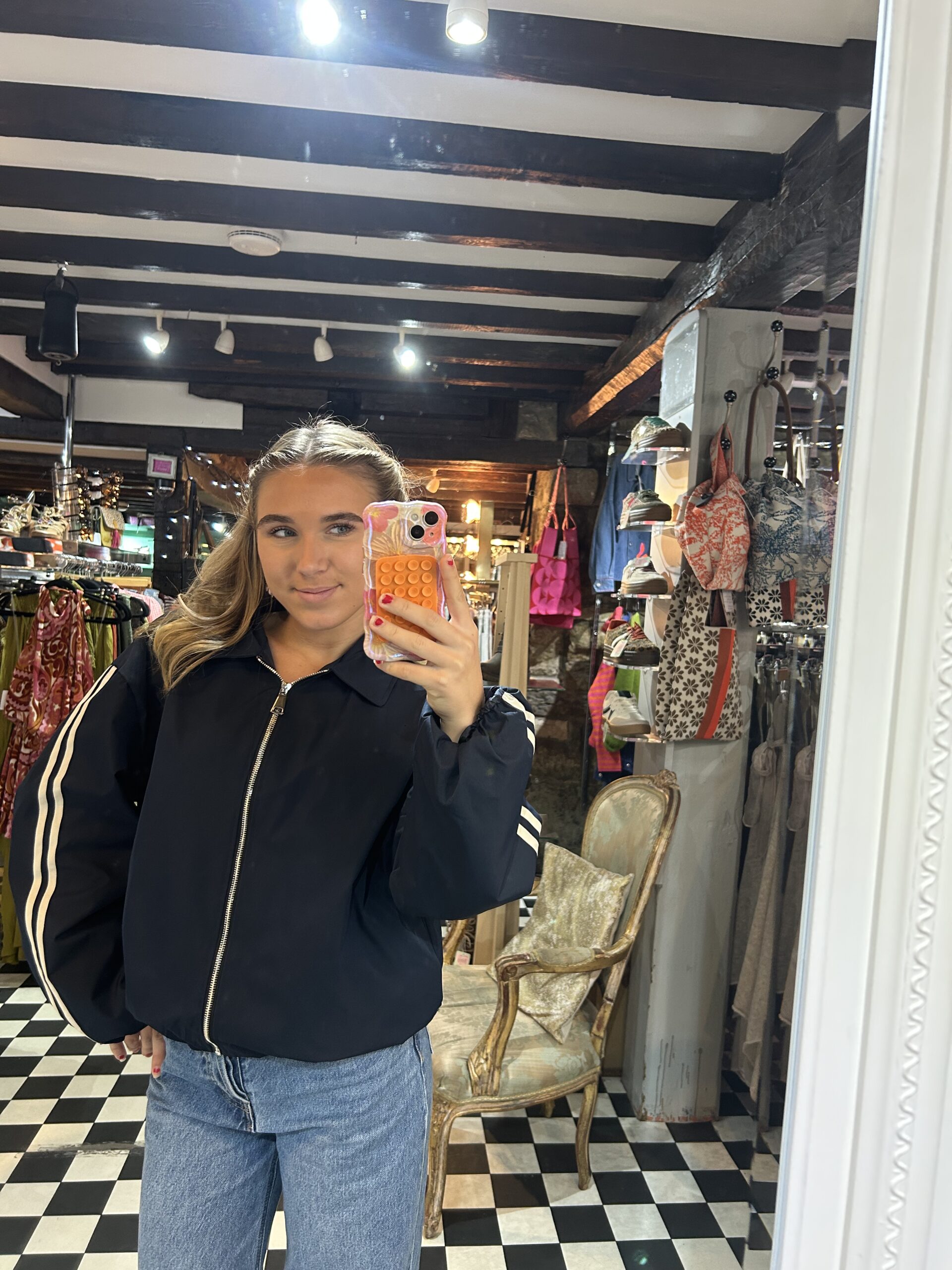 Track Jacket with Stripes in Multiple Colours
