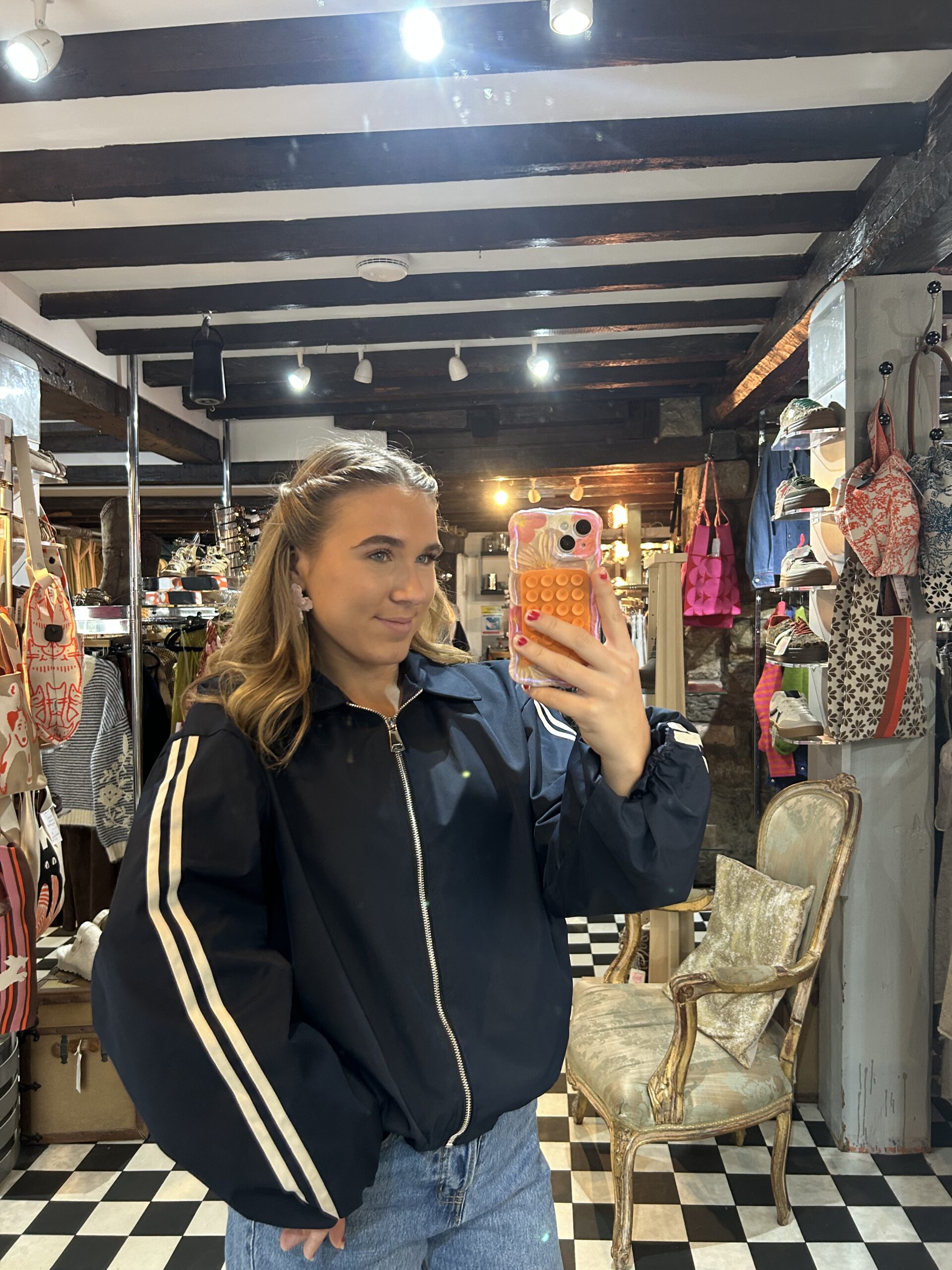 Track Jacket with Stripes in Multiple Colours