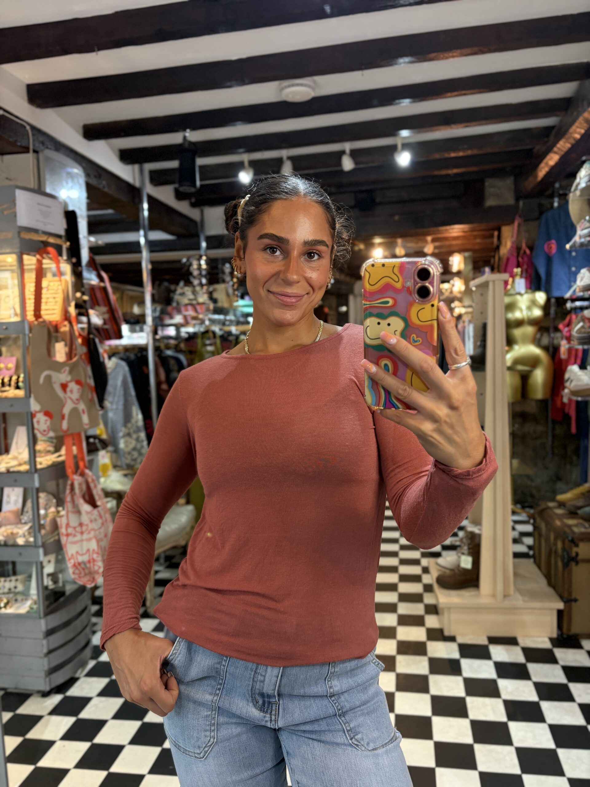 Cashmere Blend Top in 4 Colours