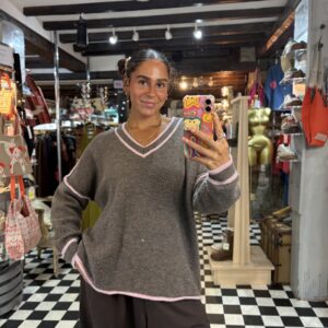 Contrast Trim Detail Jumper in 2 Colours