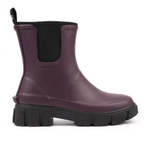 Lunar Lake Plum Ankle Wellington Boots