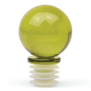 The Moony Glass Bottle Stopper - Olive